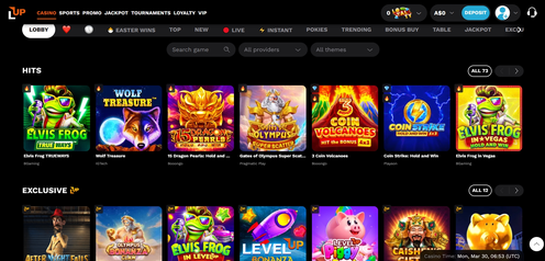 levelup casino Gameplay