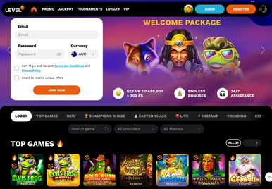 levelup casino Gameplay